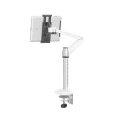 Aluminiumlegierung Office Desk Clip Mounted Hebel Tablet PC Stand Mobiltelefonhalter